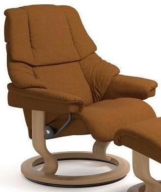 Stressless by Ekornes Reno 1169010 Medium Reclining Chair with Classic Base Simon's Furniture